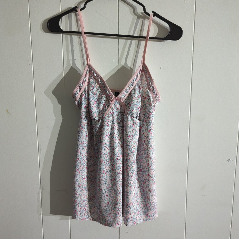 Laura Ashley Floral Print Camisole Women's Top - Size XL #E
